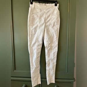 Free People We The Free  Pull On White Jeans Women’s Size 27